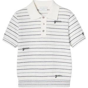 GUCCI Поло fw25 белый детский