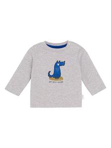 Noppies Футболка с длинными рукавами серого цвета