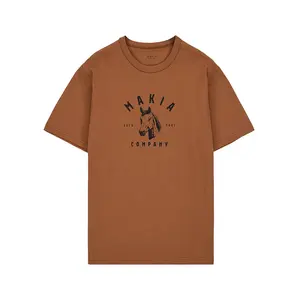 Футболка с коротким рукавом Makia Kallblod, коричневый