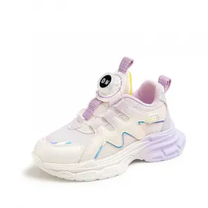 Износостойкие дышащие низкие детские кроссовки для бега D&W, фиолетовый