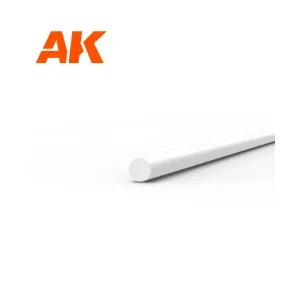 Стироловый стержень – диаметр 0,75 x 350 мм., High Quality Modeling Styrene