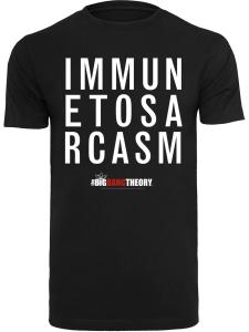 Рубашка F4NT4STIC Big Bang Theory Immune To Sarcasm, черный