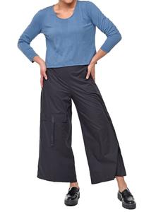 Топ Wren с рукавами три четверти цвета «Кряква синяя» Tulip Clothing, Mallard Blue