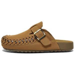 Женские сандалии с закрытым носком и резиновой подошвой, противоскользящие BATA, Camel