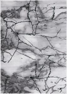 Ковер SAFAVIEH, 69 x 122 см, Craft Collection, Grey & Green, современный абстрактный дизайн, не линяет и прост в уходе, идеален для помещений с высокой проходимостью: прихожая, гостиная, спальня (CFT877Y)