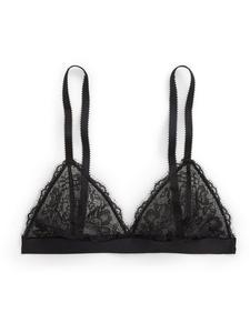 Треугольный бюстгальтер без косточек Polo Ralph Lauren, черный