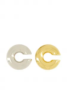 Серьги, украшенные кристаллами Rabanne, серебряный