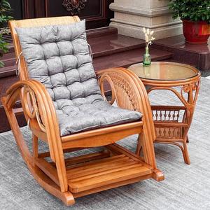 Fantasy Кресло-качалка из ротанга xiaoyao, цвет honey, с кофейным столиком и подушкой