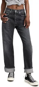 AGOLDE Женские джинсы Fran Low Hung Straight