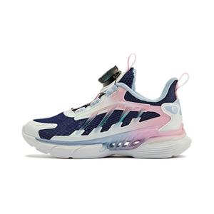 Детские кроссовки Concentrator 5 с противоскользящим износостойким низким верхом для детей 3–7 лет QIAODAN, синий/розовый