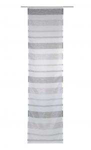 Панельная штора Лондон с принтом ок. 60х245, раздвижная полупрозрачная штора. HR Import GmbH, серо-коричневый