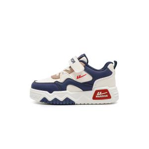 Кроссовки Boys' Athletic Shoes Breathable Lightweight Cushioning Low top Girl Skateboard Shoes Kids' WARRIOR, бежевый/темно-синий