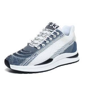 King Jinmai Дышащие низкие повседневные кроссовки мужские сине-белые, цвет Blue White