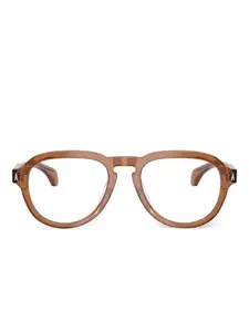 Очки в круглой оправе Moncler, оранжевый