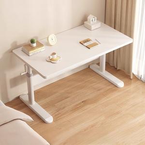 Письменный стол Jieke SL-19 с регулируемой высотой и полкой, 120 см, массив дерева