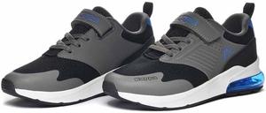 Кроссовки Kappa Unisex Myagi Jr на шнуровке, черный/серый
