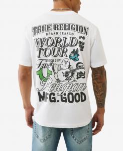 Мужская футболка с коротким рукавом True Religion, Optic White