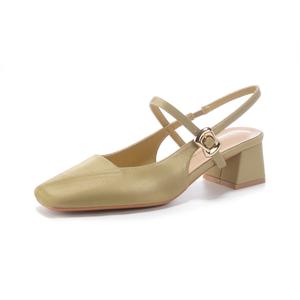 TATAYA Женские туфли на каблуке 4,5 см светло-желтые, цвет Light Yellow