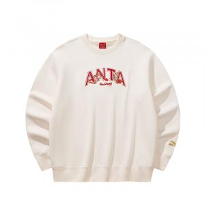 Anta Мужская толстовка Good Things Happen, цвет Milk Salt, белый