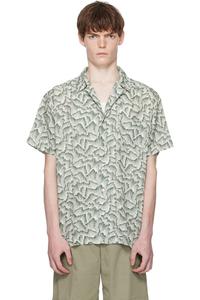 Рубашка Roy A.P.C., зеленый