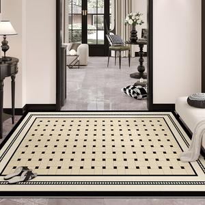 Xinglianxin Ковер 140х180 см для прихожей из кожи, моющийся, стираемый, с французским узором