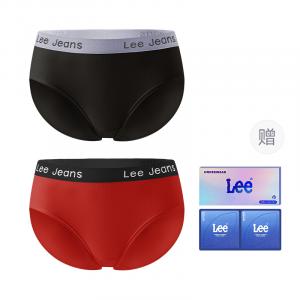 Классические 101 трусы женские подарочный набор из 2 полосок Lee, красный