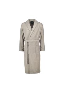 Халаты с шалевым воротником вафельный пике 6508 графит - 779 Cawö, серый