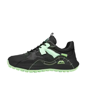 Мужские кроссовки Lifestyle с низким верхом, цвет черный/зеленый Kolumb