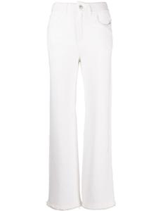 Barrie прямые брюки с эффектом потертости, нейтральный цвет