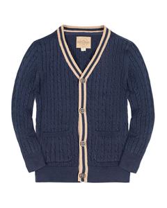 Хоуп & Хенри Кабельный дедушкин кардиган HOPE & HENRY