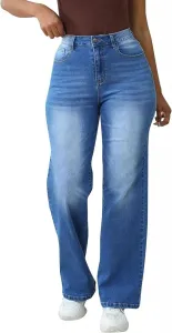 Женские джинсы Wide Leg High Waisted Stretchy Denim