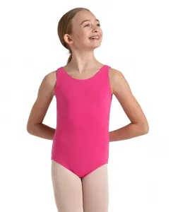 Детский гимнастический купальник с высоким воротом Capezio, розовый