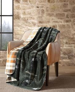 Плед из мягкой фланели с принтом, 70 x 60 дюймов Eddie Bauer, цвет trailhead plaid