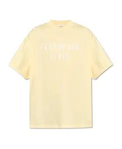 Футболка с напечатанным логотипом Fear Of God, желтый