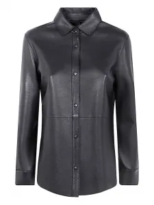 Кожаная рубашка The Jackie Leathers, коричневый