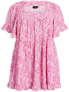 Туника Zizzi Vrita, пастельно-розовый/светло-розовый