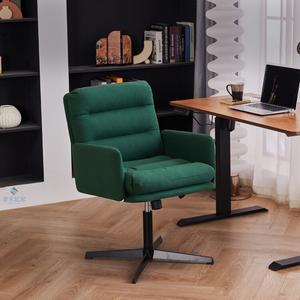 Компьютерное кресло Xihao для дома, офиса и салонов, эргономичное, с вращением и стальным каркасом, Emerald Green Knitted Composite Fabric Carbon