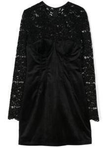 Chiara Ferragni мини-платье с панелями, черный