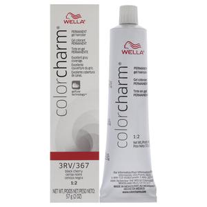 Стойкая гелевая краска для волос Color Charm - 3RV 367 «Черная вишня» от Wella, для мужчин и женщин - 2 унции (57 г)