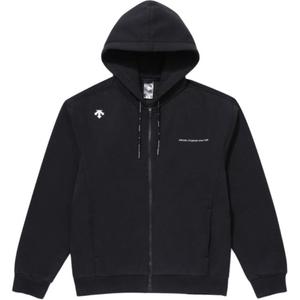 Флисовая хлопковая тренировочная толстовка с молнией Unisex DESCENTE, Blk0