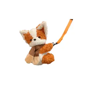 Плюшевая кукла Fox Bag Dolls высотой 30 см Click, оранжевый