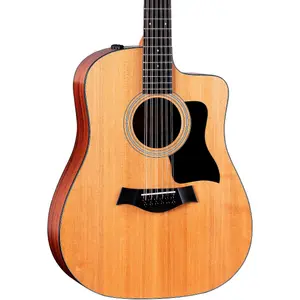 Акустико-электрогитара Taylor 150ce Dreadnought 12-струнная, натуральная