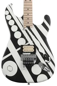 Электрогитара EVH Striped Series Circles - Crop Circles