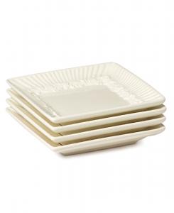 Набор из 4 тарелок для закусок в итальянском деревенском стиле Mikasa, No Color