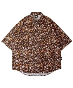 Рубашки с коротким рукавом и карманом FIRST DOWN/First Down (мужские) Select Brands, цвет Leopard