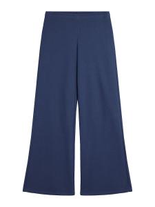 Широкие брюки Bershka, темно-синий