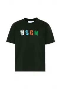 Футболка с принтом Msgm, Black