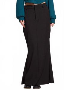 Юбка макси Alden Licorice черного цвета Chaser, черный