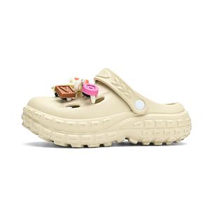 Детские тапочки с противоскользящей подошвой, амортизирующие, устойчивые к истиранию, дышащие, с отскоком NEZHACHAOHAI, бежевый