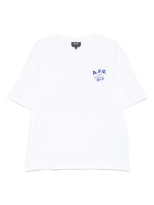 Футболка с логотипом A.P.C., белый